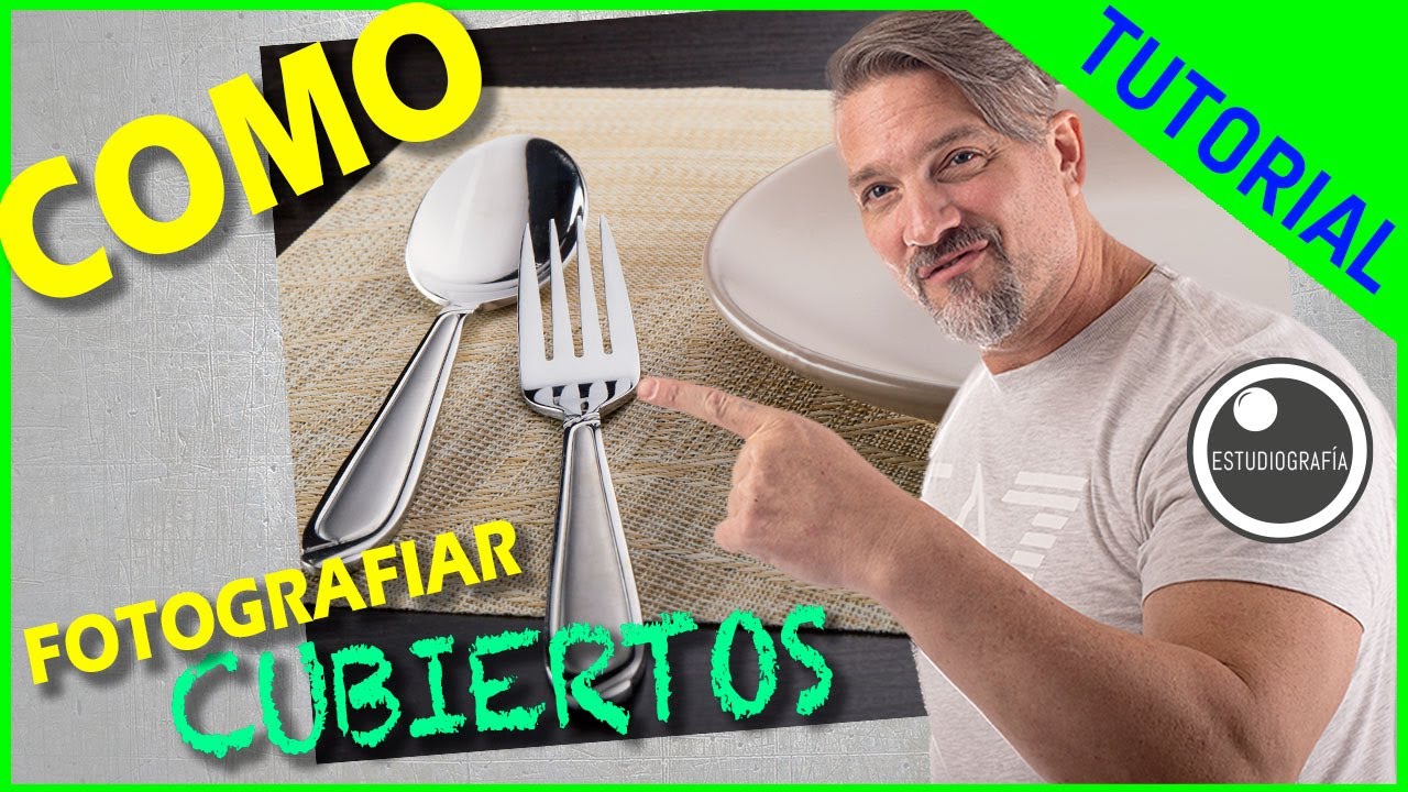 🍴😍 Como fotografiar objetos METALICOS. Tutorial fotografia de producto. Fotografia de cubiertos.