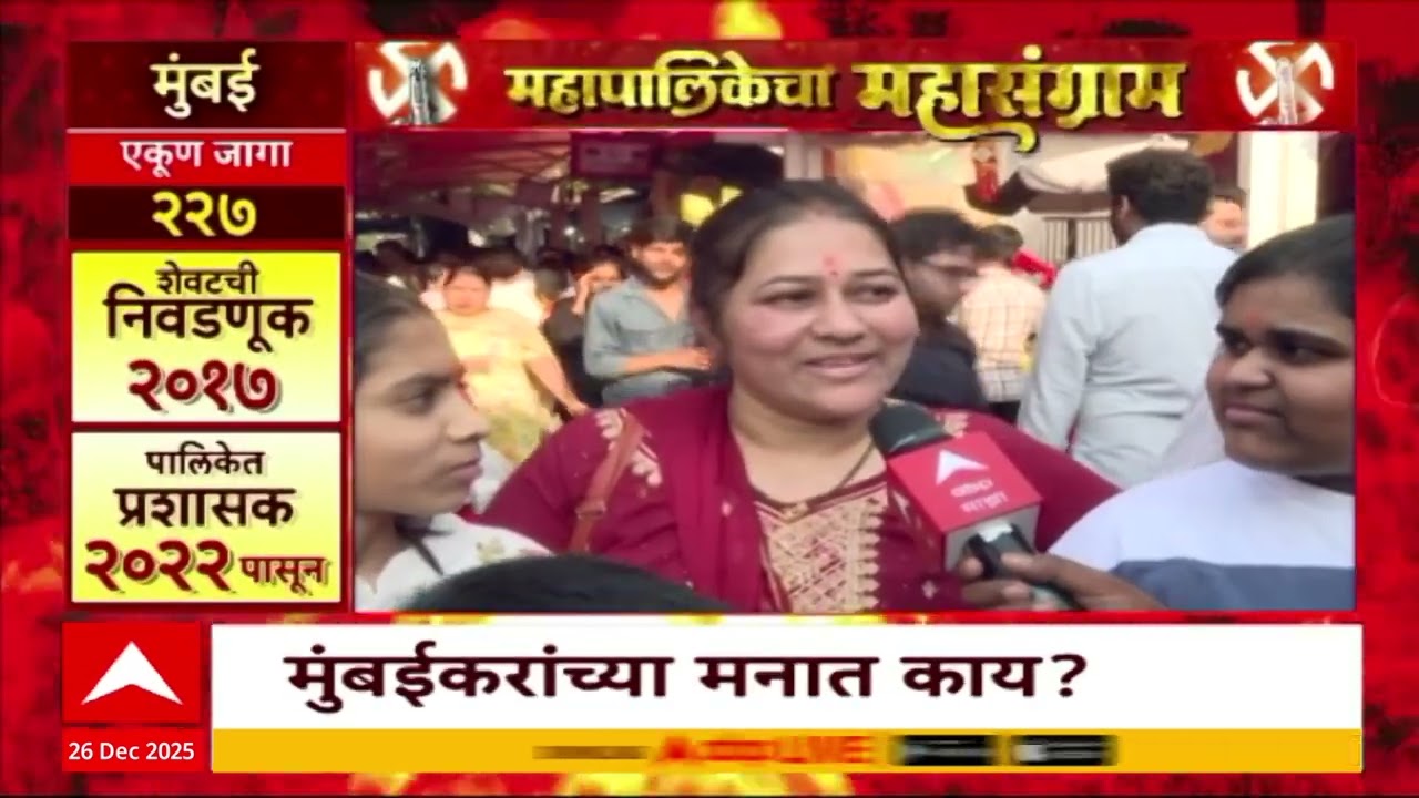 Mumbai BMC Elections : मुंबई महापालिका निवडणुकांचं बिगुल वाजलं, निवडणुकीबाबत काय वाटतं मुंबईकरांना?