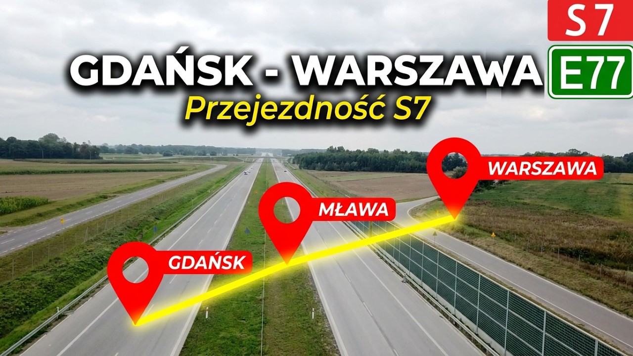 Otwarcie drogi ekspresowej S7 Mława - Płońsk wraz z omówieniem S7 z Trójmiasta do Warszawy