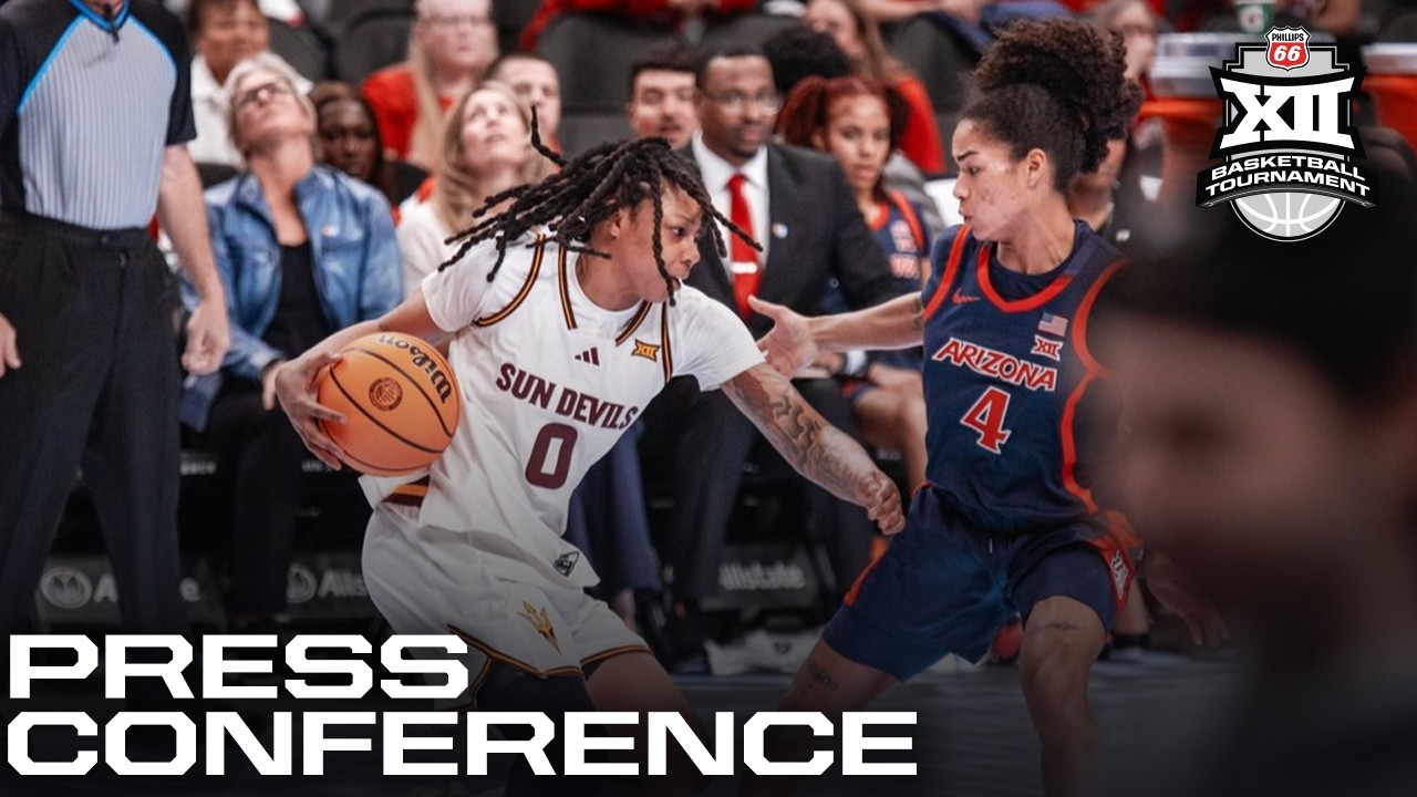 Arizona vs. Arizona State Press Conference | 2026 Phillips 66 Big 12 Women’s Basketball Tournament