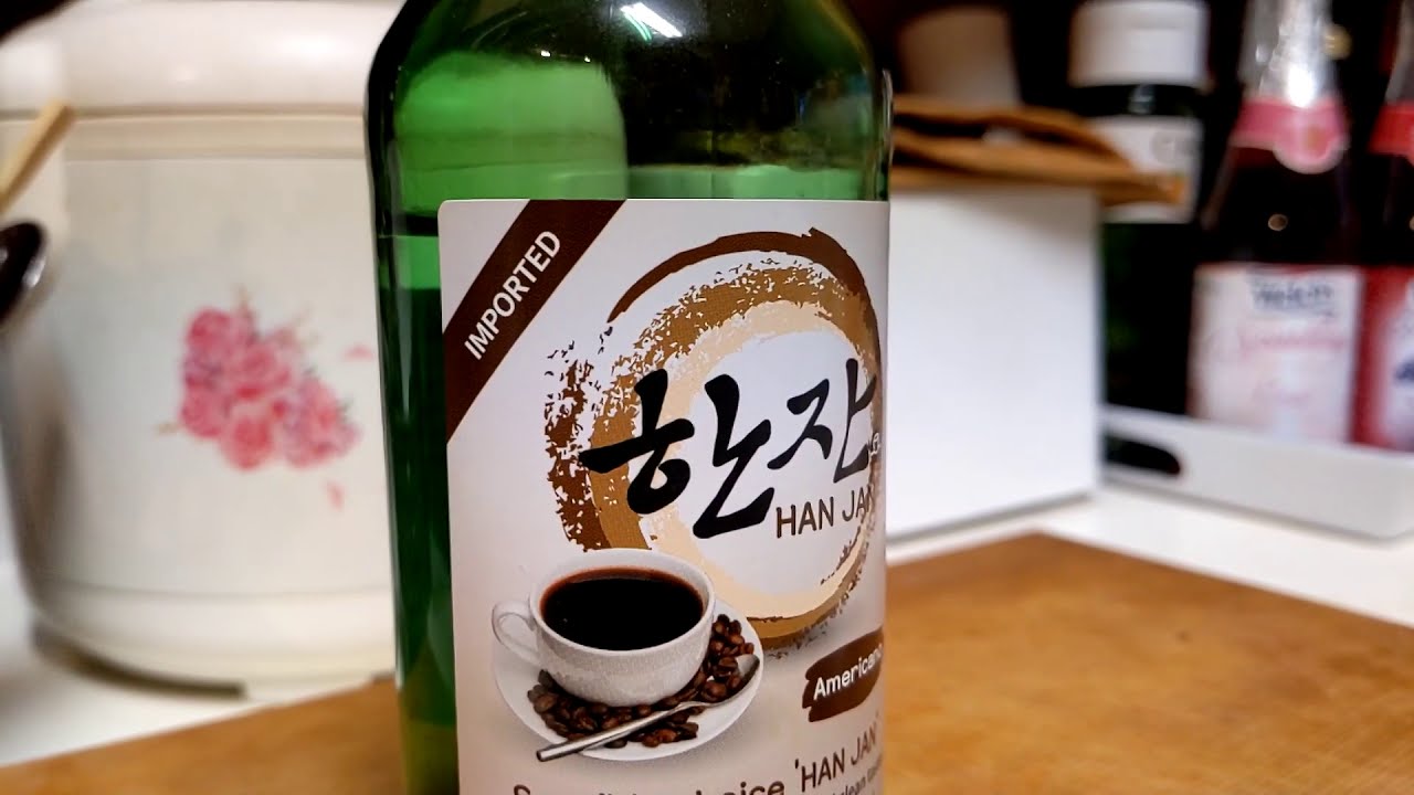 I try coffee-flavored soju