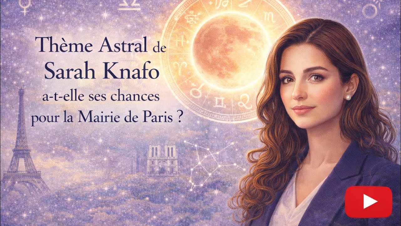 Thème astral de Sarah Knafo et les élections de la Mairie de Paris