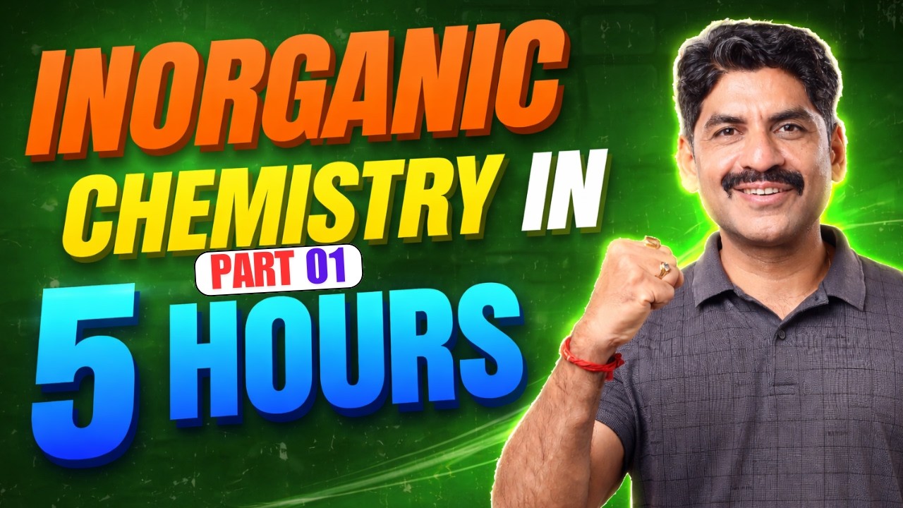 Inorganic Chemistry In Five Hours | Part 01 | Sahyadri Tutorials | Mahesh Sir #hscboard