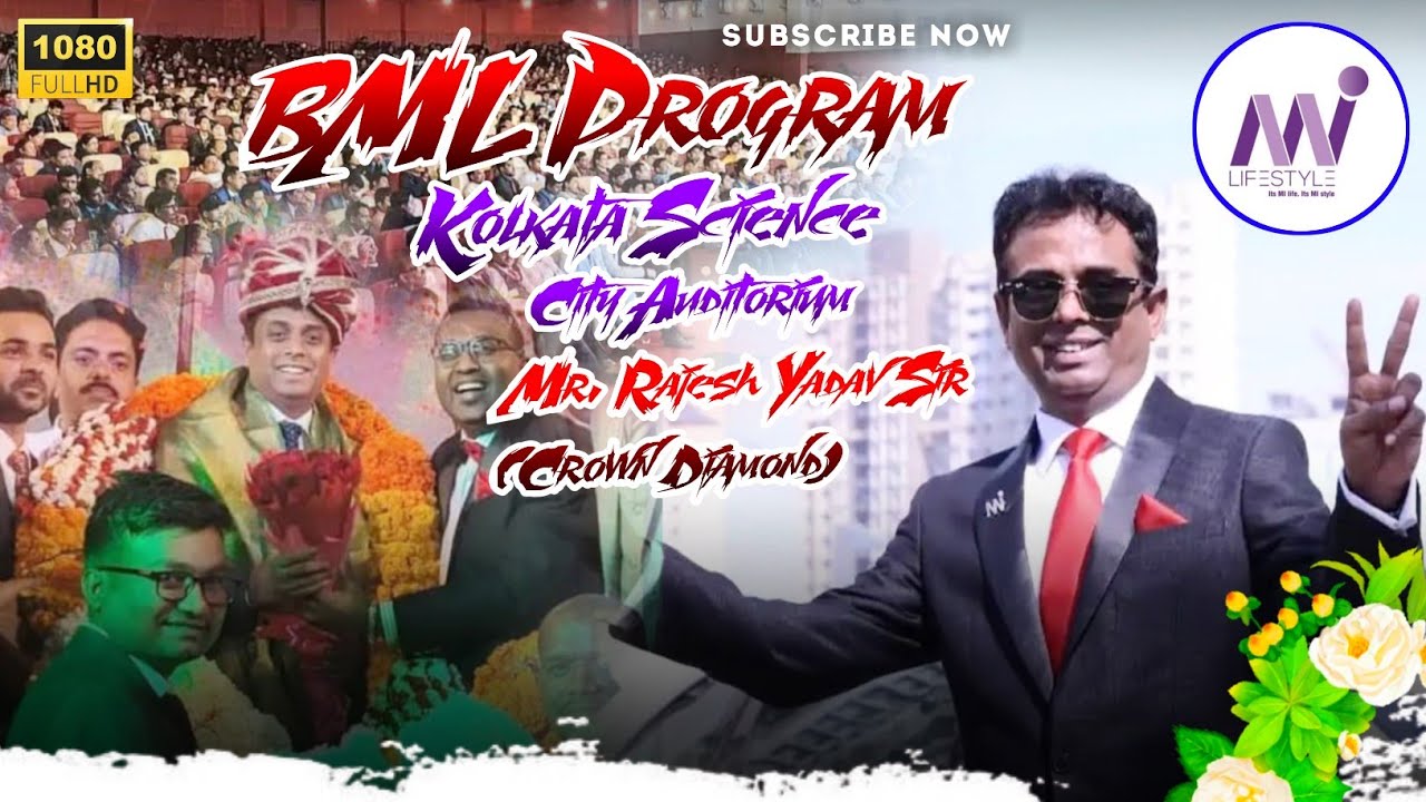 Building My Life. With MI Lifestyle Kolkata Science City Auditorium Mr. Rajesh Yadav (Crown Diamond)
