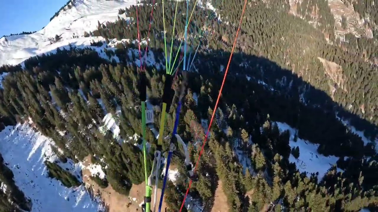Hahnenkamm Reutte Paragliding Ost Startplatz Winter 18.01.2025 #gleitschirm #skyman #paragliding