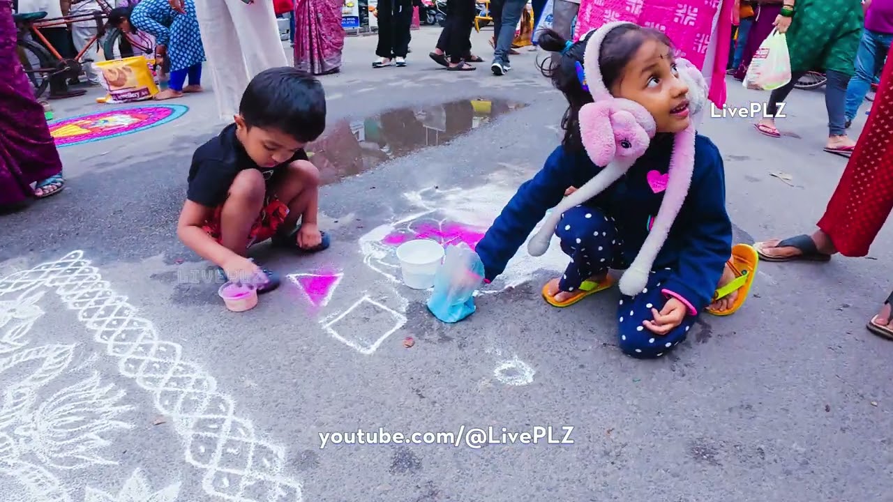 Mylapore Kolam Festival 2026 A glimpse of the Rangoli event held in Mylapore #mylapore #pongal 