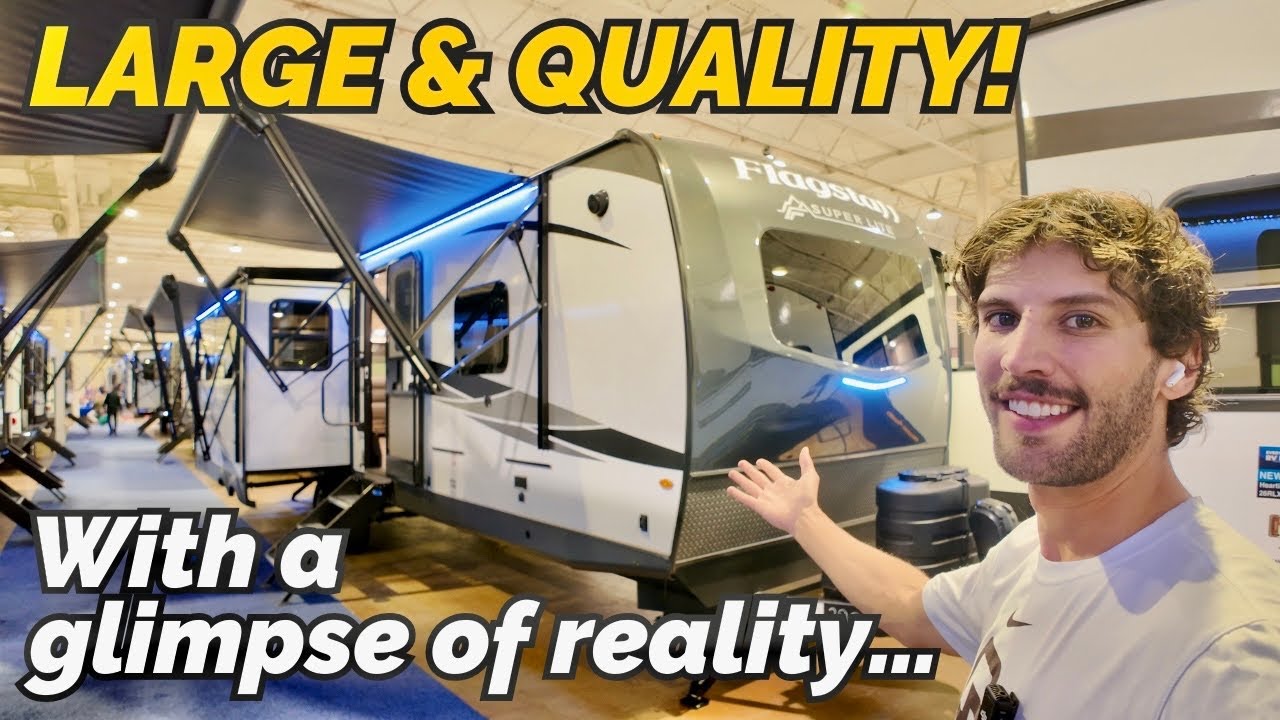 LARGE & QUALITY travel trailer RV! 2025 Forest River Flagstaff Super Lite 29RLBS