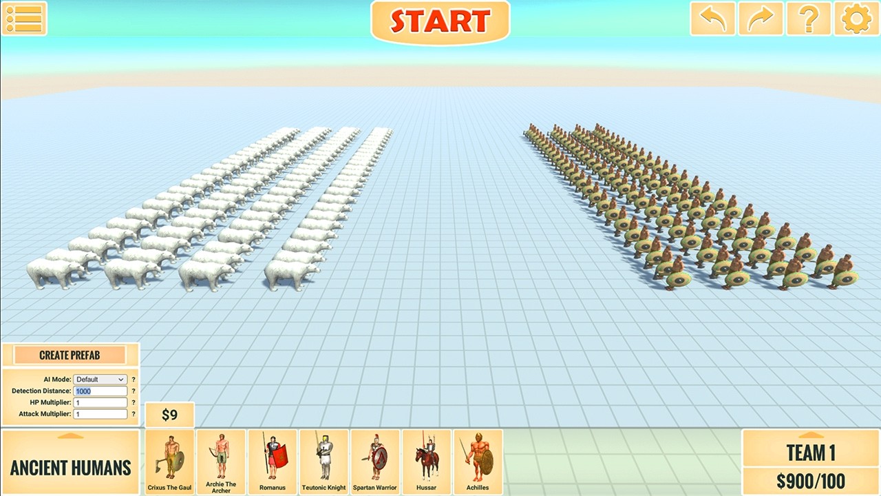 100x POLAR BEARS vs ANCIENT and MODERN HUMANS | ARBS-Animal Revolt Battle Simulator