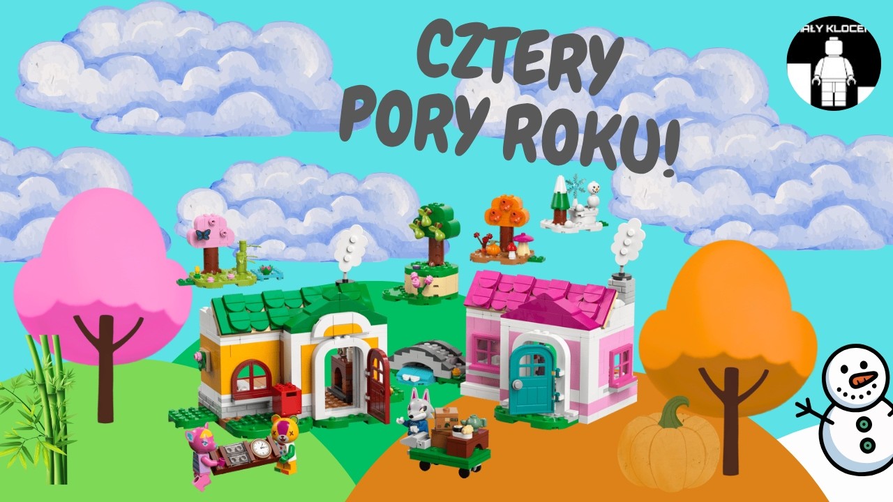 CZTERY PORY ROKU! - Recenzja LEGO Animal Crossing 77057 Kreatywne domy: Pory zabawy