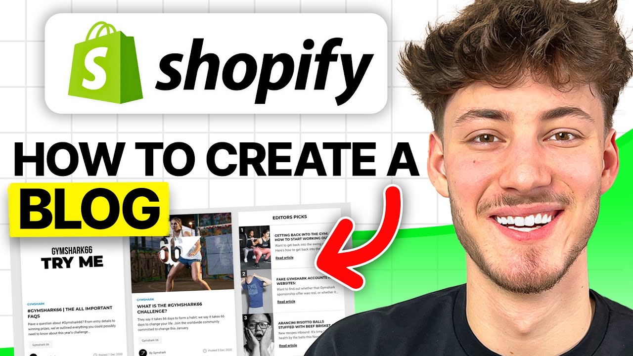 Come creare un blog su Shopify (tutorial 2026)