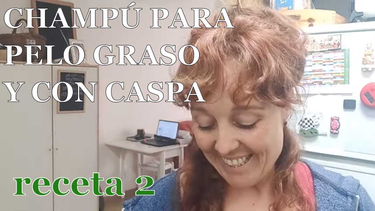 Cómo hacer CHAMPÚ ANTI CASPA y PELO GRASO (receta 2) Cosmética natural casera