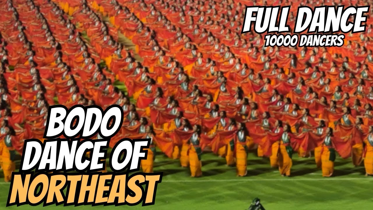 FULL VIDEO: World Record Boro Bagurumba Dance by 10,000 Artists | Assam 🇮🇳
