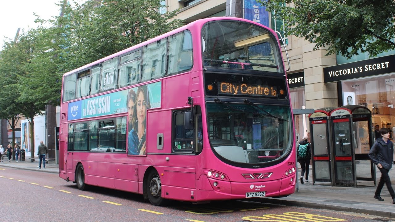 Translink Metro: Wright Volvo B9TL Gemini 2 (2362) - Route: 1A