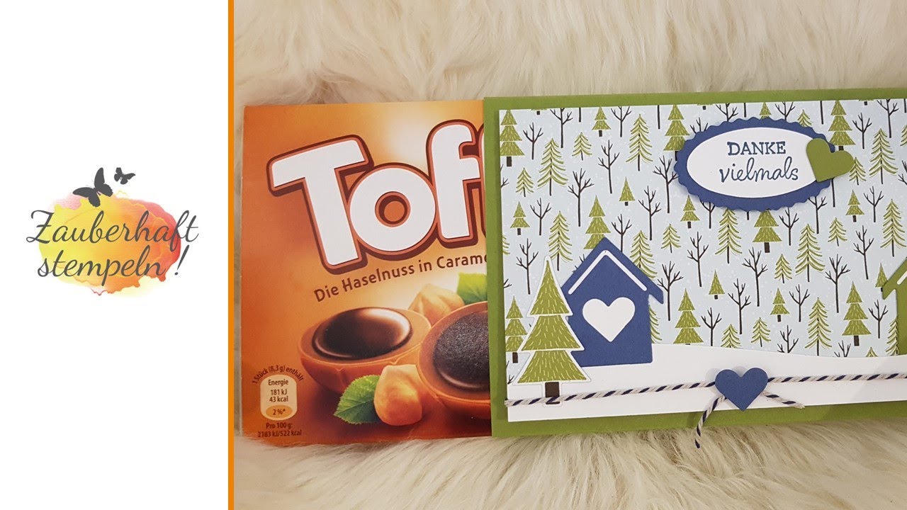 Stampin' Up! Wie berechne ich eine Verpackung für Toffifee? - Produktpaket  Ovale Grüße