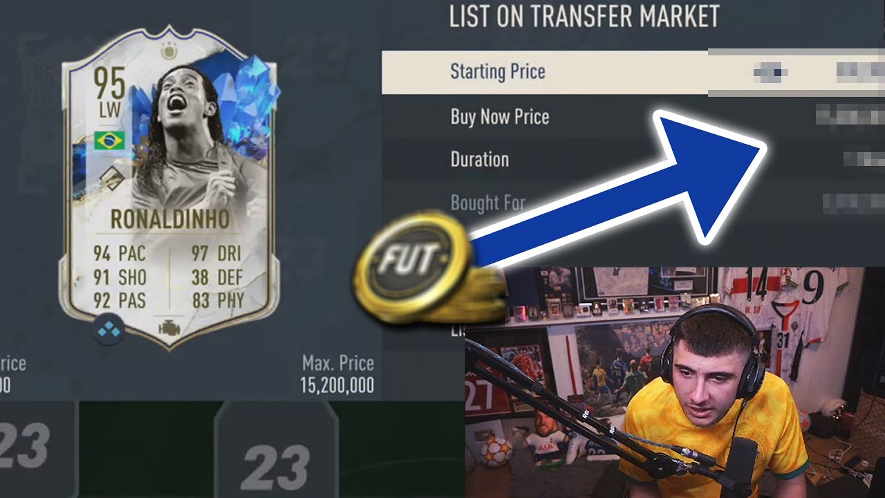 I Made coins on TOTY ICON Ronaldinho