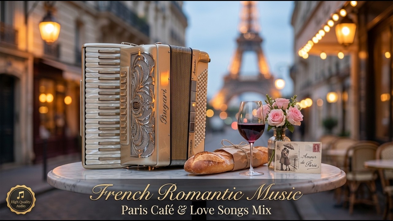 French Romantic Music 🇫🇷✨ | Paris Café & Love Songs Mix