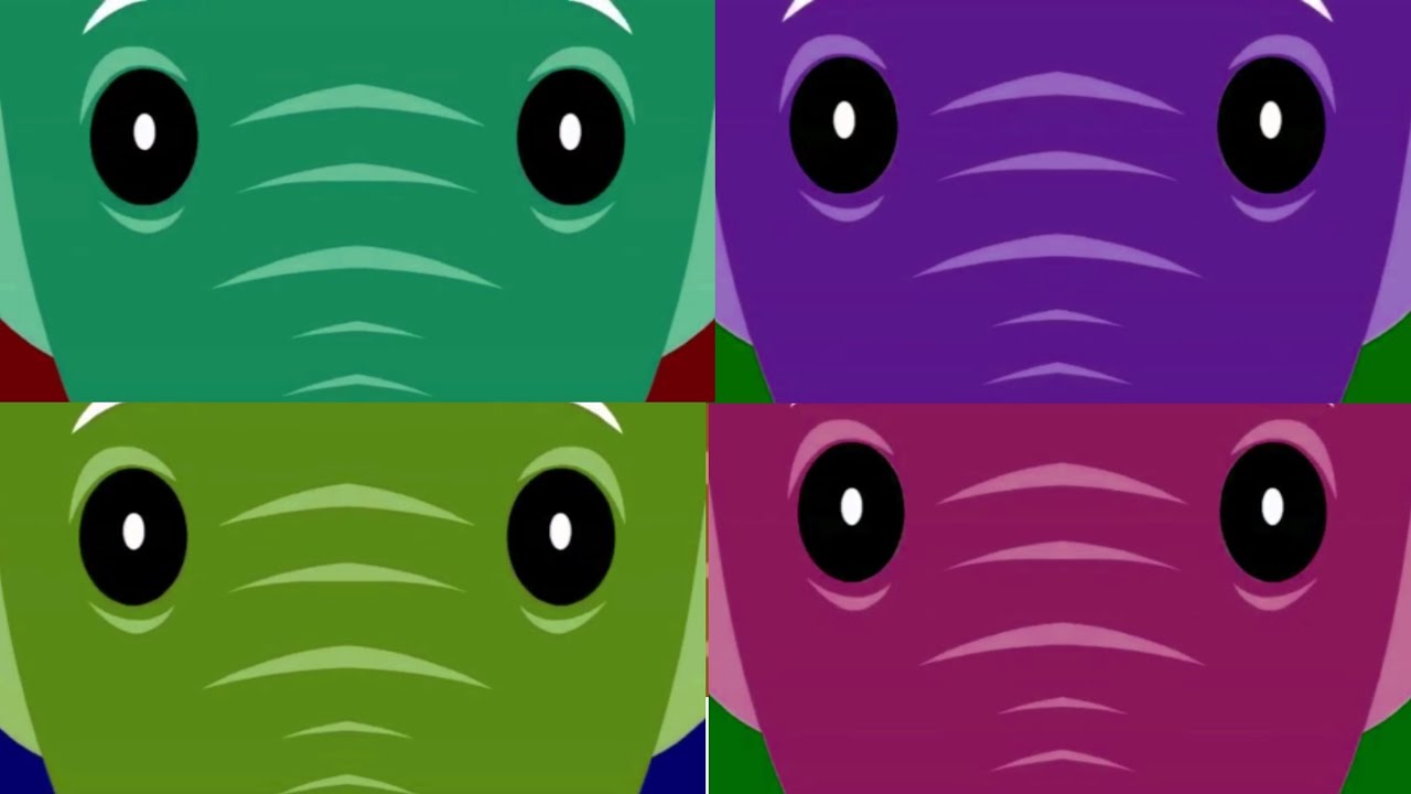 ( BLACK SCREEN )HICKORY DICKORY DOCK ELEPHANT ( 6 COMBINATION COLOR + 6 COMBINATION EFFECTS||
