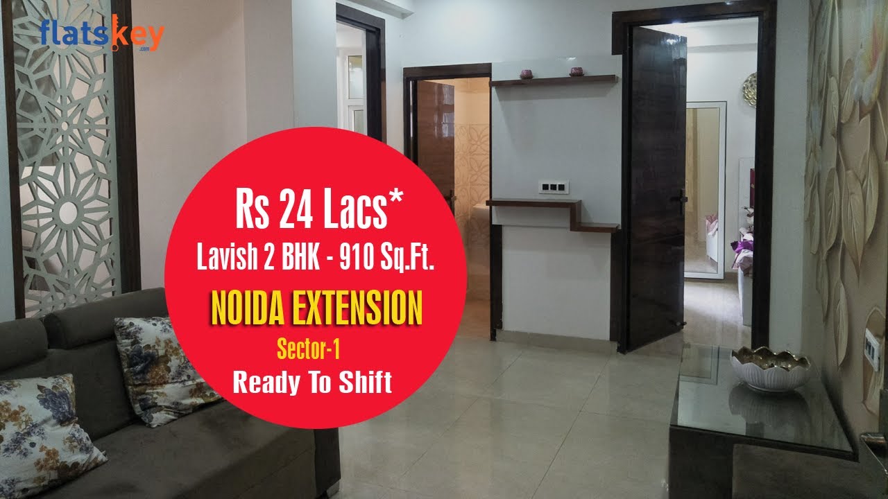 2 BHK In Noida Extension | Twin County | Ready To Move, Actual Video