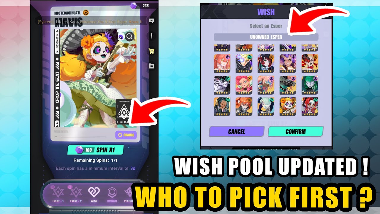 WHO SHOULD YOU PICK FIRST FROM WISH POOL | NEW WISHPOOL | DISLYTE