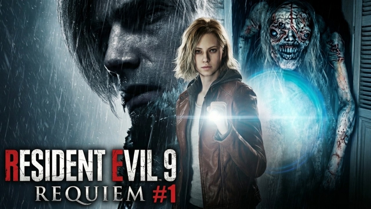 RESIDENT EVIL REQUIEM AO VIVO | PRIMEIRA VEZ JOGANDO 😱🔥