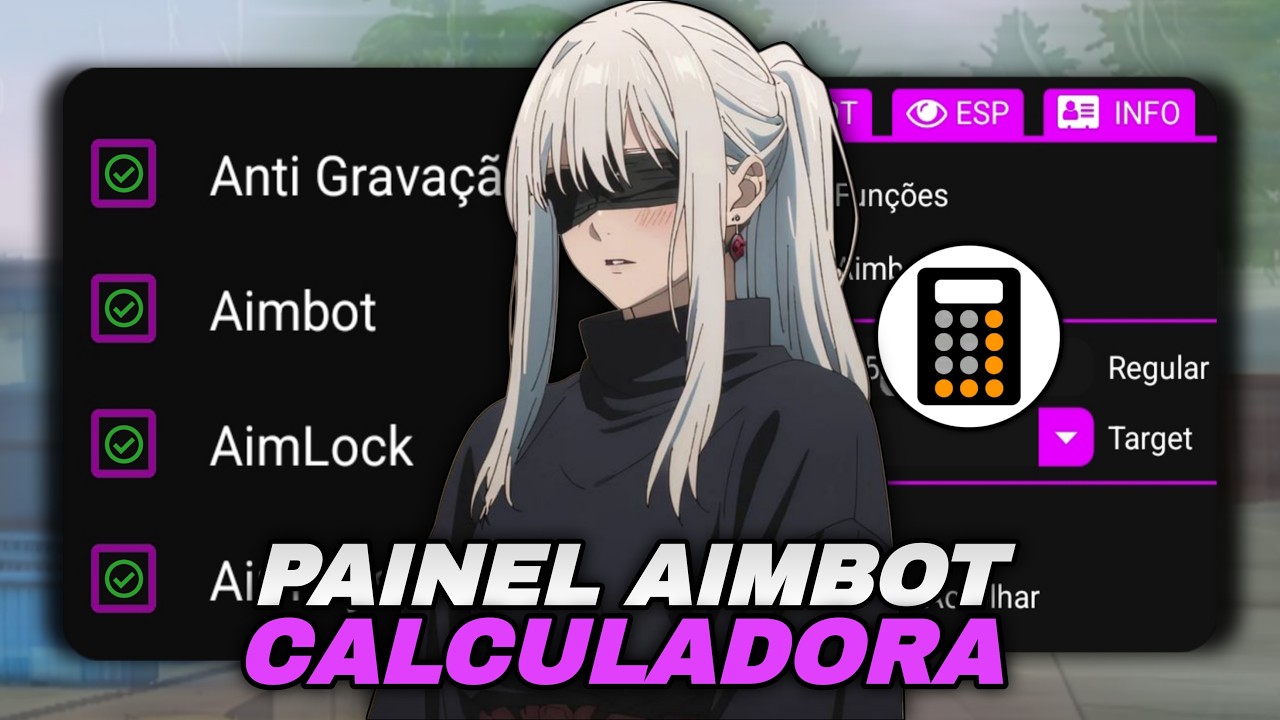 PAINEL CALCULADORA AIMBOT VIP 😍 REGEDIT PARA XITAR EM AP0STAD0!