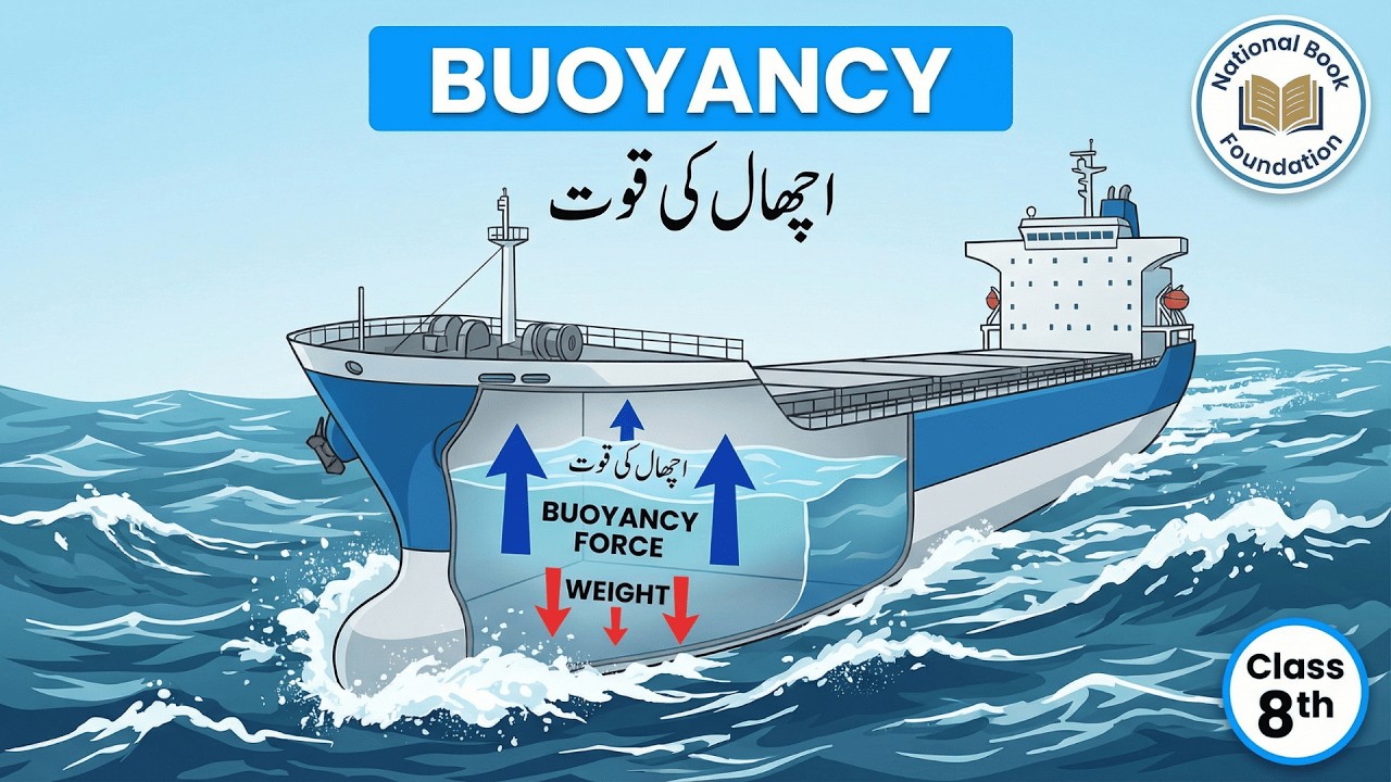 Buoyancy | Why Does a Coin Sink but Wood Floats? | Why Do Ships Float? | Science | Class 8th | NBF |