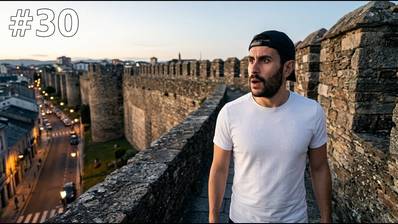 &iquest;LA &Uacute;NICA DEL MUNDO? 🌍 Caminando por la Muralla Romana de LUGO