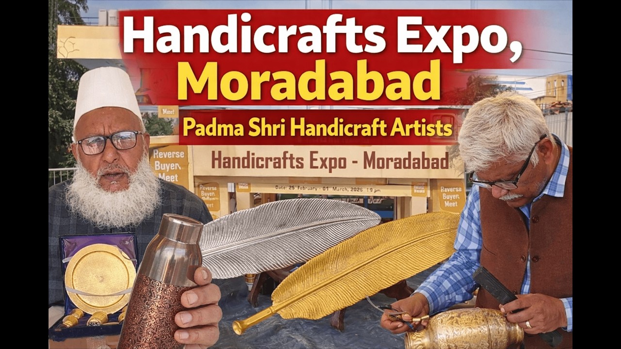 Moradabad Handicraft Exhibition Tour | Amazing Indian Brass & Metal Crafts