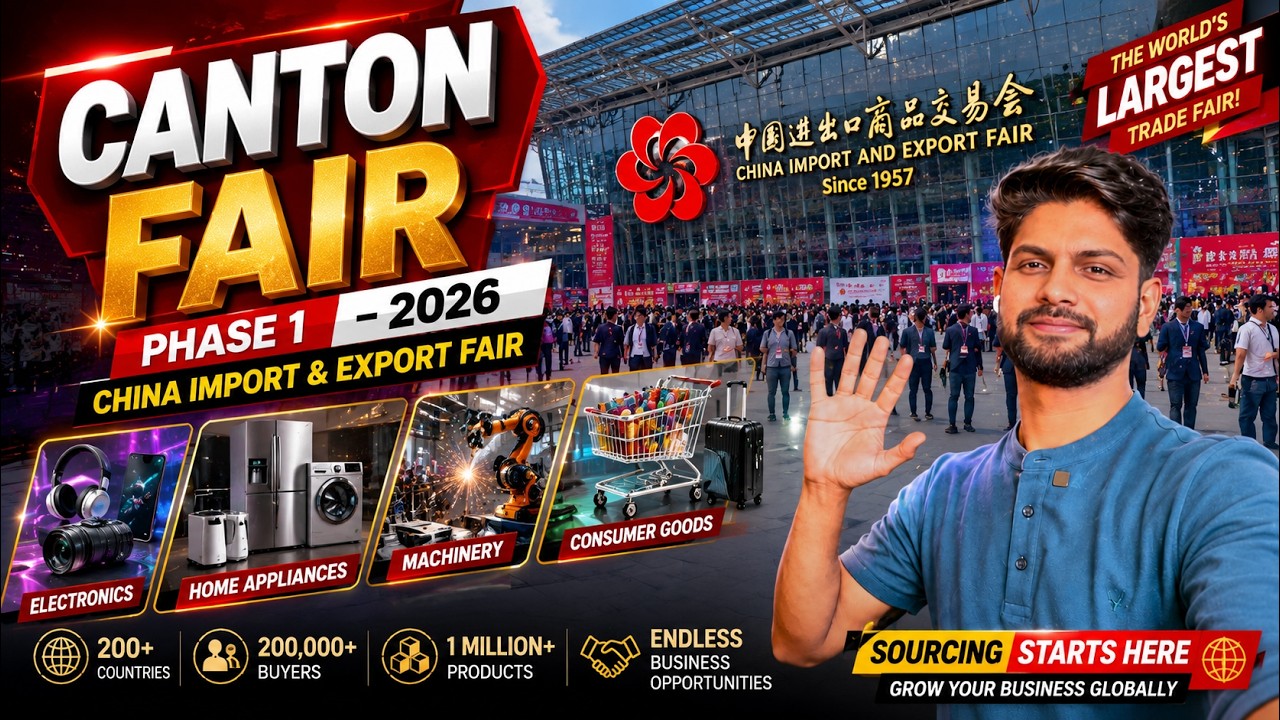 Canton Fair 2026 China | World's Largest Import Export Fair | Future Products & Factories