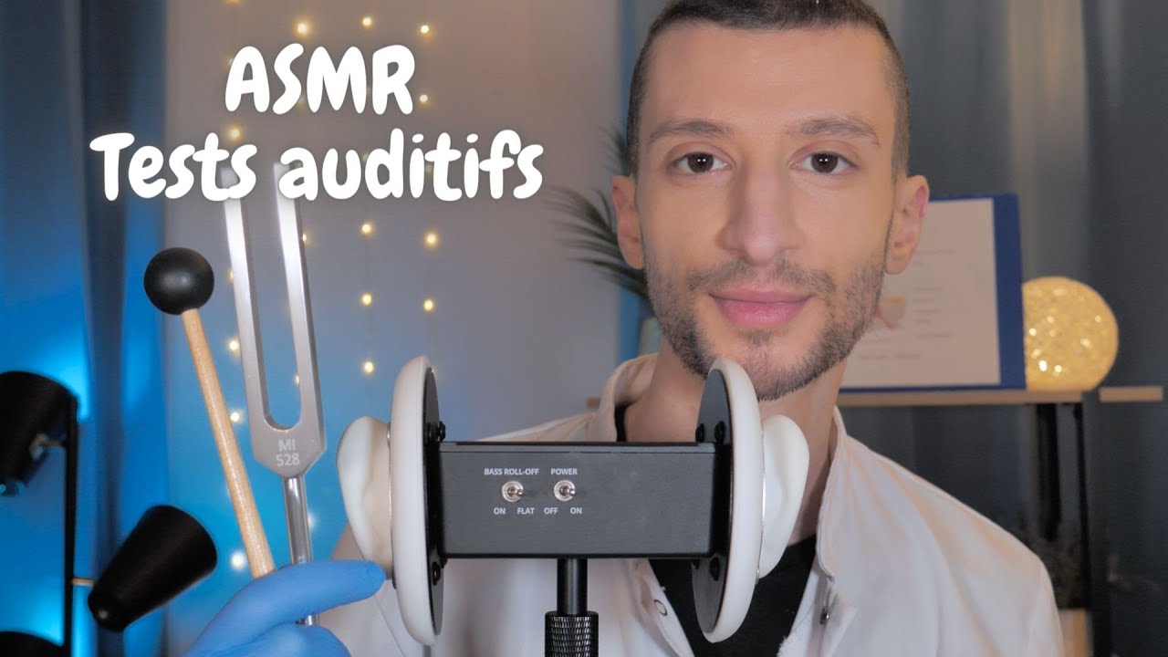 ASMR Roleplay Tests Auditifs 3Dio - Examen des oreilles