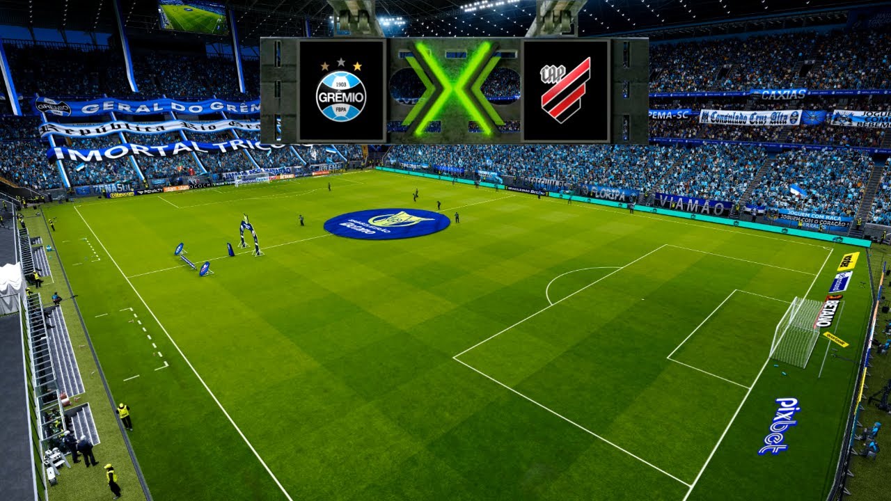PES 2021 - GRÊMIO x ATHLETICO PARANAENSE - BRASILEIRÃO 2024 - PATCH BMPES 11.04 - 4K60FPS