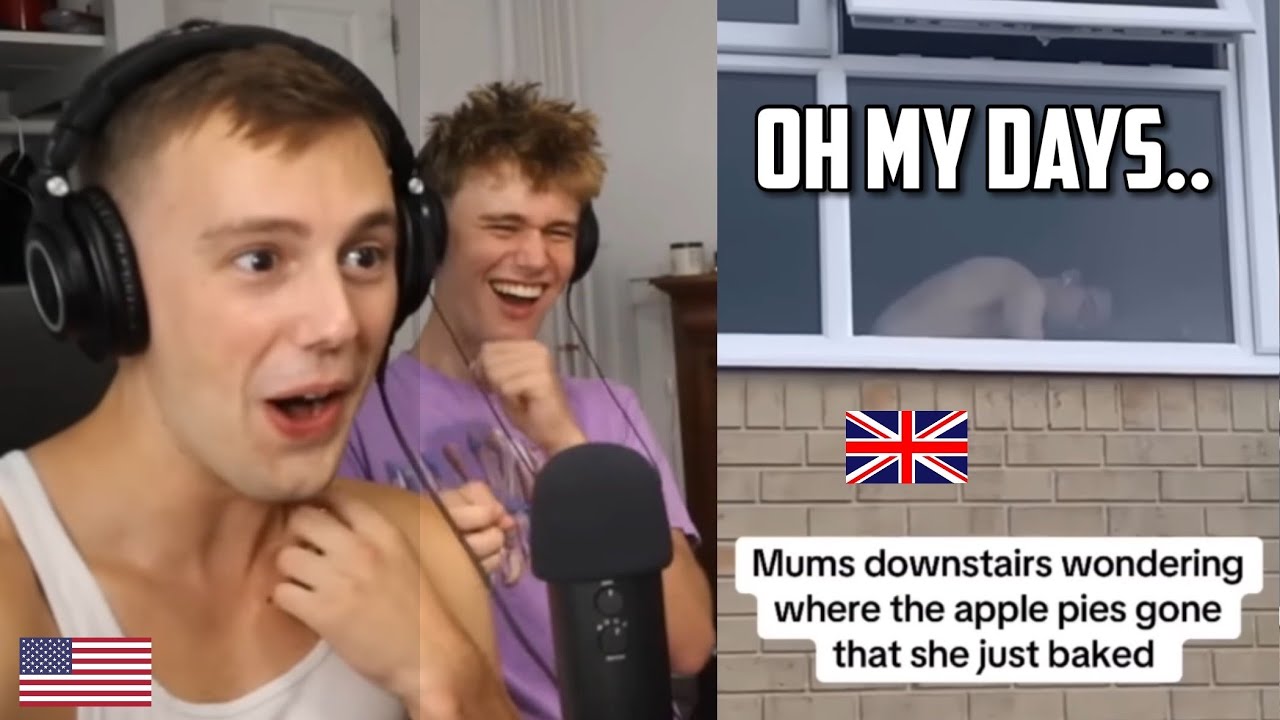 Americans React to Funny British Video Clips