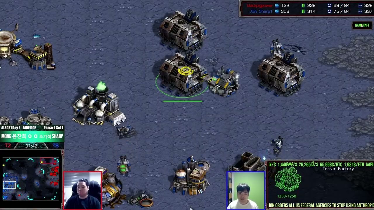 🔥ASL S21 Open Day 2 Ro4 Set 1 Sharp vs Mong TvT @ Match Point | Starcraft Commentary