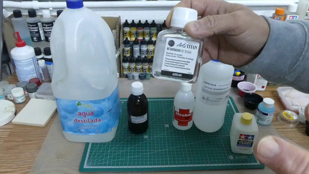 Tutorial disolvente casero para acrílicos