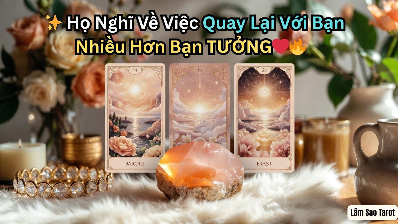 Họ Nghĩ Về Việc Quay Lại Với Bạn Nhiều Hơn Bạn TƯỞNG  - LÂM SAO TAROT   😳✨ | Lâm Sao Tarot #tarot