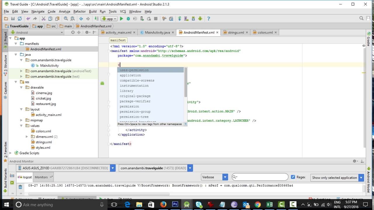 How to add Internet Permision in AndroidManifest.XML