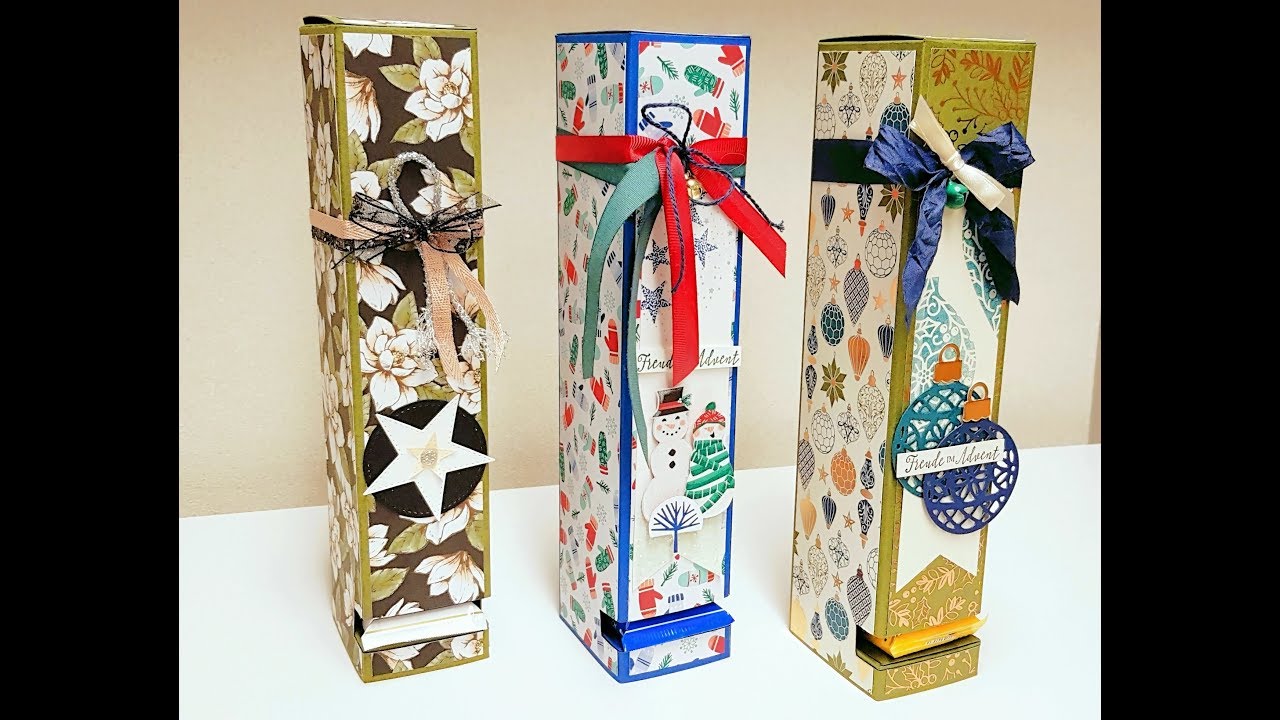 Toller Adventskalender für 24 Minischokoladen mit Stampin`Up!