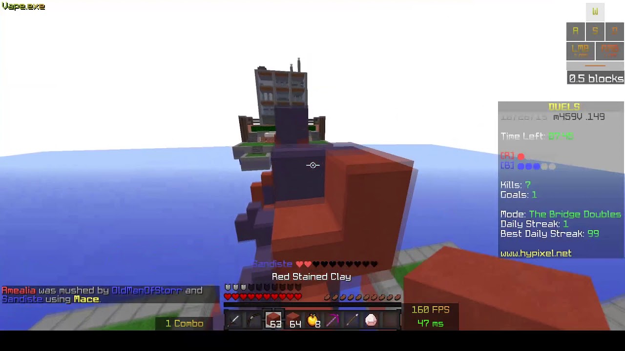 Solo Queing Sandiste in Hypixel Bridge