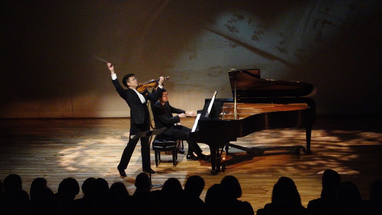 Paul Huang (violin) and Tao Lin (piano) performing Grieg Sonata in C minor, No3 Op 45