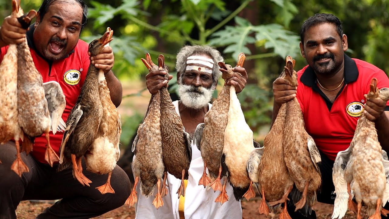 MUTTI DUCK Recipe by Daddy Arumugam and World food tube guys | Village food factory