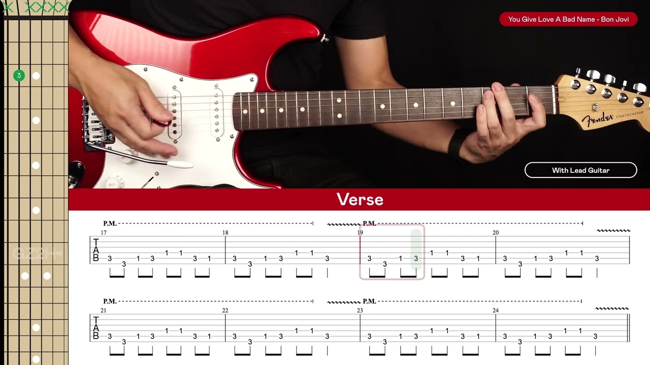 You Give Love A Bad Name Guitar Cover Bon Jovi 🎸|Tabs + Chords|