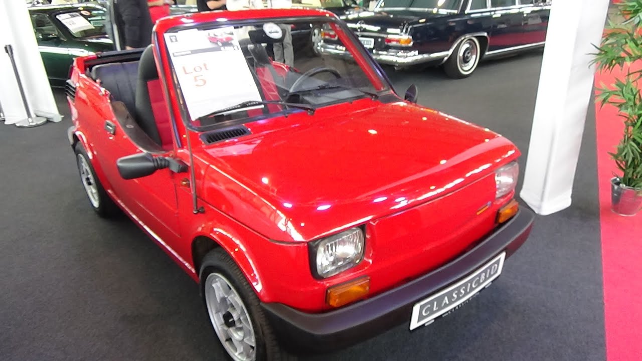 1990 Fiat 126 A Cabrio - Exterior and Interior - Retro Classics Stuttgart 2022