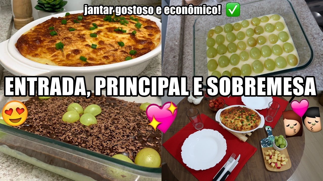 CARDÁPIO COMPLETO: JANTAR DE DIA DOS NAMORADOS GASTANDO EM MÉDIA 60 REAIS ft. Doce Lar da Priscila ♥