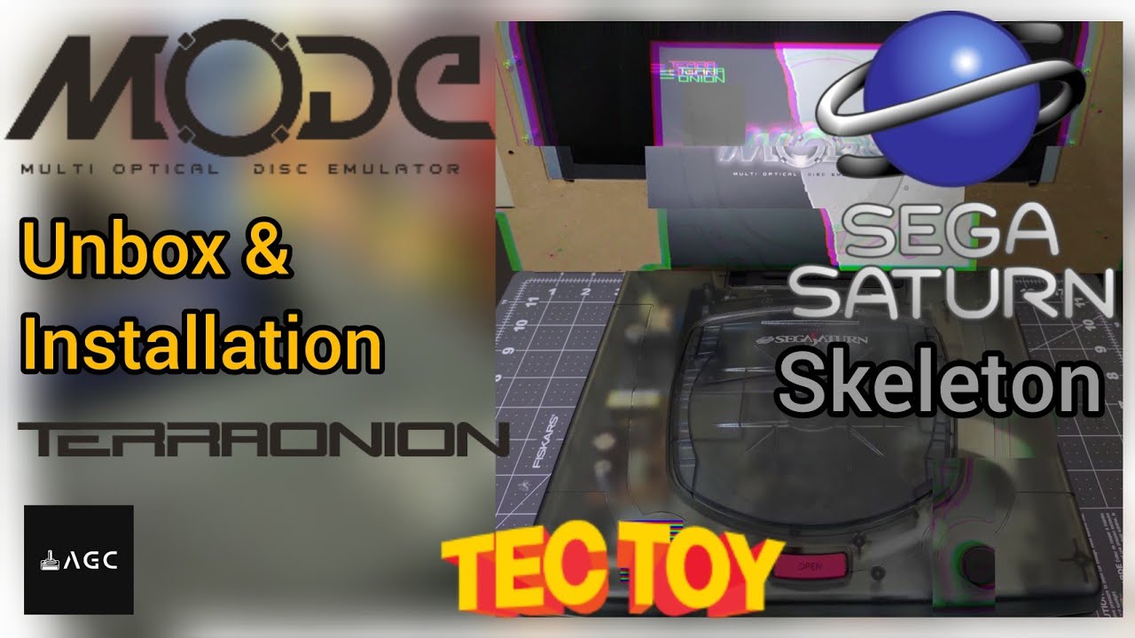 MODE Terraonion on TecToy Sega Saturn Skeleton | Unboxing & Instalation