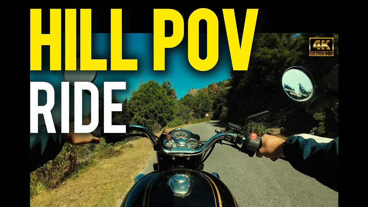 Cruising My Bullet in the Heart of the Himalayas🏍️🌄Raw Engine Sound🔉| POV Ride|[4K]