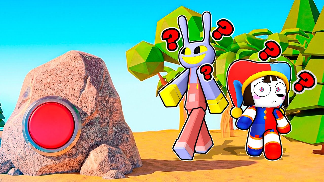 O Circo Digital Procurando o BOTÃO ESCONDIDO no Roblox
