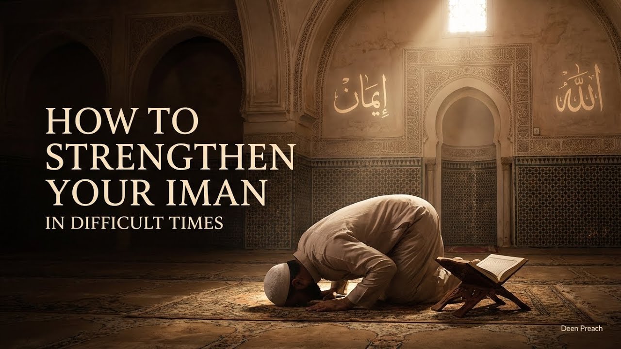 How to Strengthen Your Iman in Difficult Times | Islamic Reminder