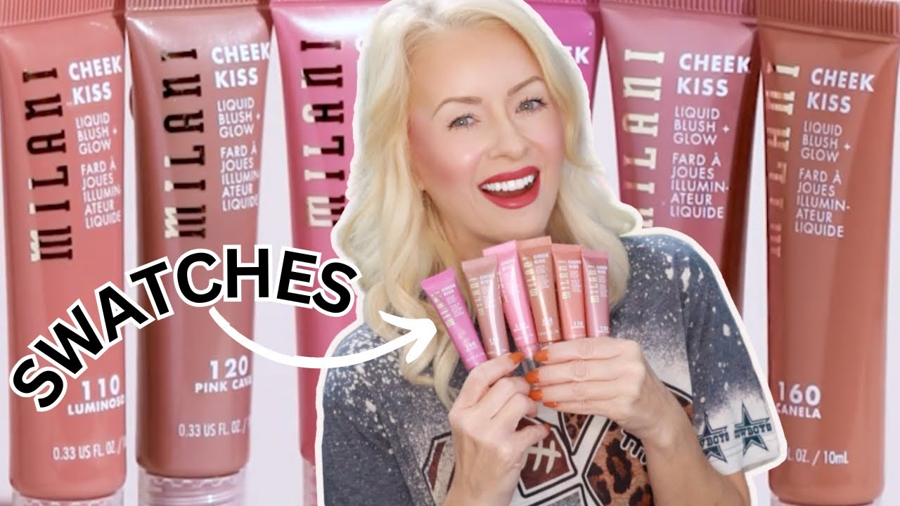 SWATCHING NEW MILANI CHEEK KISS LIQUID BLUSH