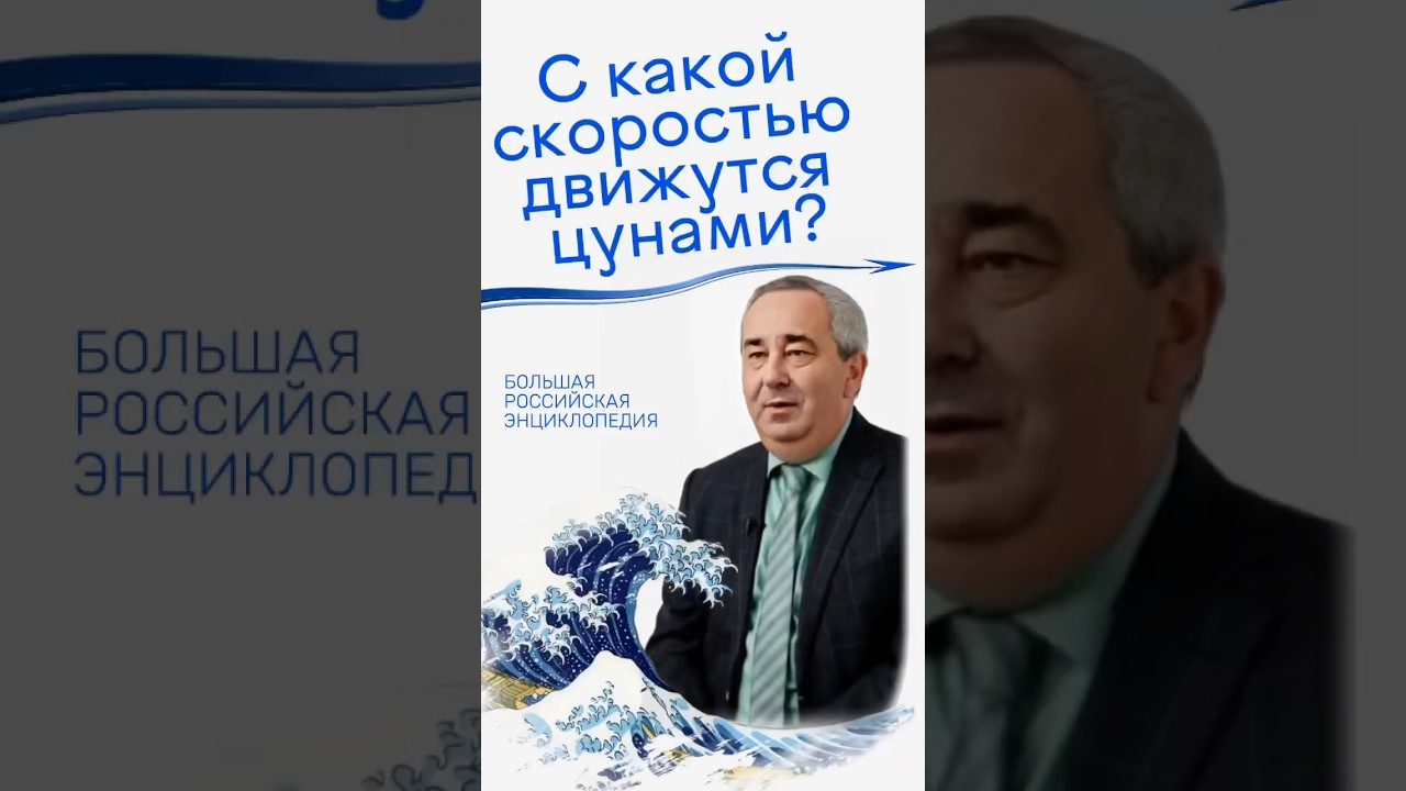 С какой скоростью движутся цунами? #цунами #наука