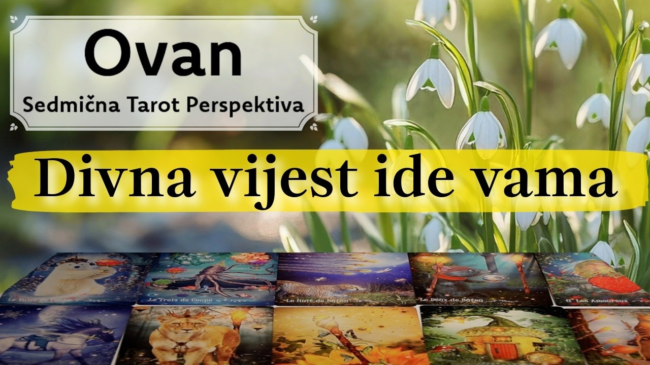 Ovan ~ Divna vijest ide vama
